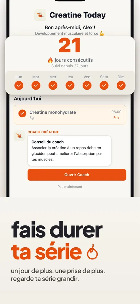 Construisez votre série : une série de 21 jours avec la frise de la semaine